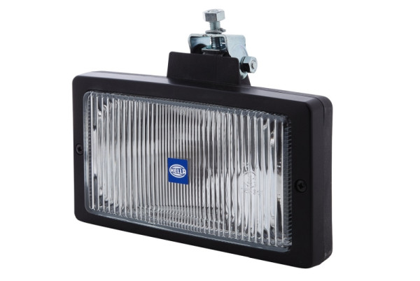 HELLA Halogen-Nebelscheinwerfer, Jumbo 220, 12/24V, rechteckig, Anbau, ECE-R19, glasklare Streuscheibe, transparent, rechts/links, 1NE 006 300-071
