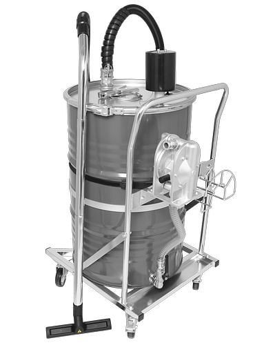 DENIOS Flüssigkeitssauger PumpOut ATEX, mit Venturi-Pumpe und Füllmengenbegrenzer, 186281