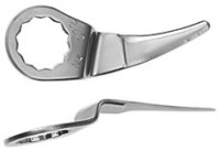 Produktbild von Fein Schneidmesser geschwungene Form, Schneidenlänge 45 mm, Gesamtlänge 80 mm, Z-Biegung, VE: 2 Stück, 63903072017 Fein Schneidmesser geschwungene Form, Schneidenlänge 45 mm, Gesamtlänge 80 mm, Z-Biegung, VE: 2 Stück, 63903072017