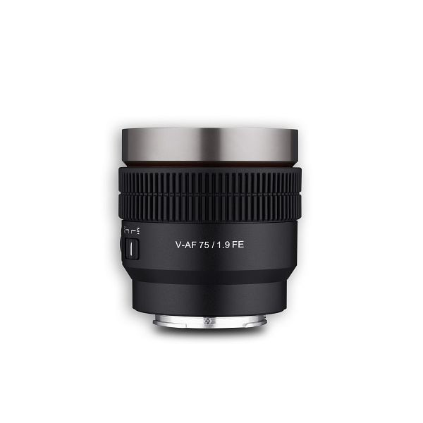 Samyang V-AF Videoobjektiv 75mm T1,9 FE für Sony E, 1023329