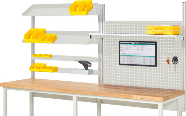 RAU System-Aufbau - Komplettset 05, für Produktbreite 2500 mm, RAL7035/RAL7035, EE-BW-KS-05-2500.12