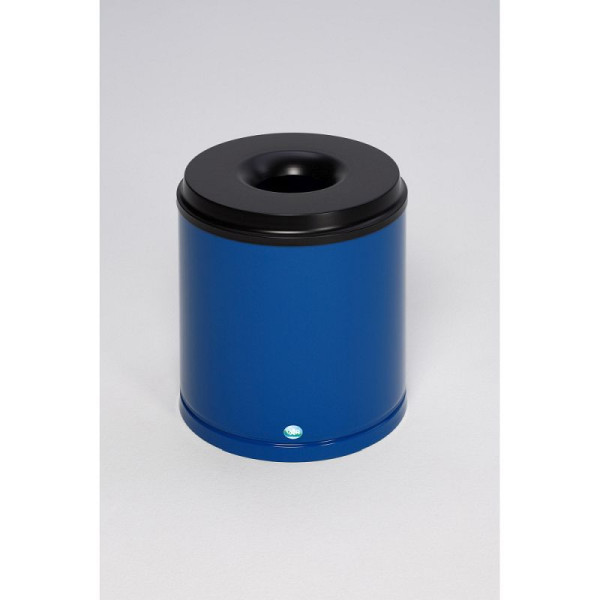 STEIN HGS Papierkorb feuersicher, Enzianblau (RAL 5010), 30 l, 82080.0016