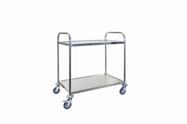 Schneider Servierwagen Edelstahl, 2 Auflagen, 920 x 540 x 860 mm, 385550