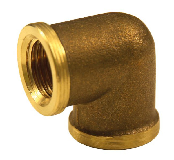 ELMAG Knie Innengewinde 1/2', Messing, 42485, 9004853424854