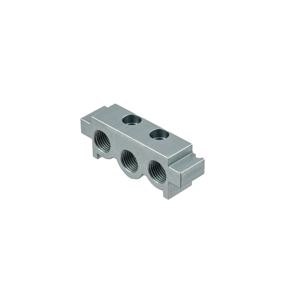 Metal Work Eingangsplatte mit Dichtungen, G 1/8, Grundplattensystem, 146735