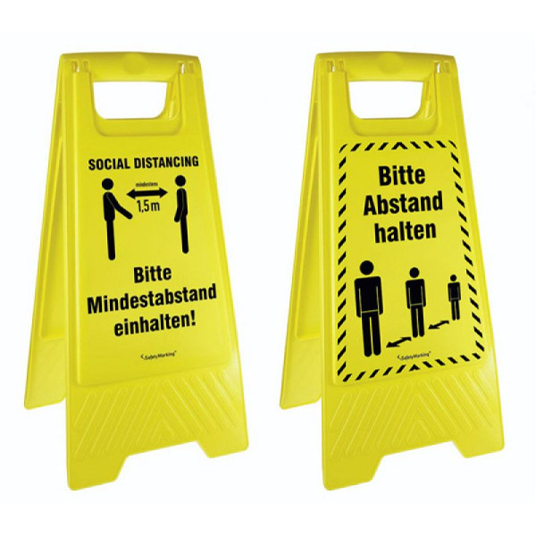 Stein HGS Warnaufsteller Infektionsgefahr/Abstand, Kein Zugang! Infektionsgefahr, 90.9480-15