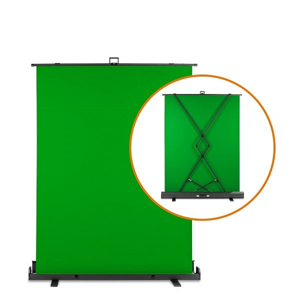 Walimex pro Roll-up Panel Hintergrund grün 155x200, 23074