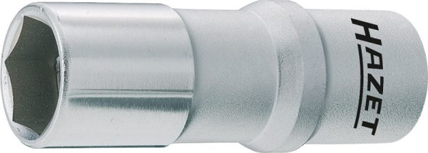 Hazet Zündkerzen Steckschlüsseleinsatz, Vierkant hohl 10 mm (3/8 Zoll), Außen-Sechskant Profil, 16 mm, 5/8 ", 880AMGT