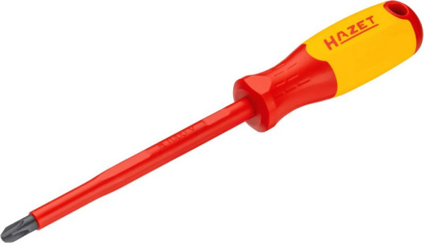 Hazet Elektriker-Schraubendreher, schutzisoliert, Kreuzschlitz Profil PH, SW PH3, 811KV-PH3