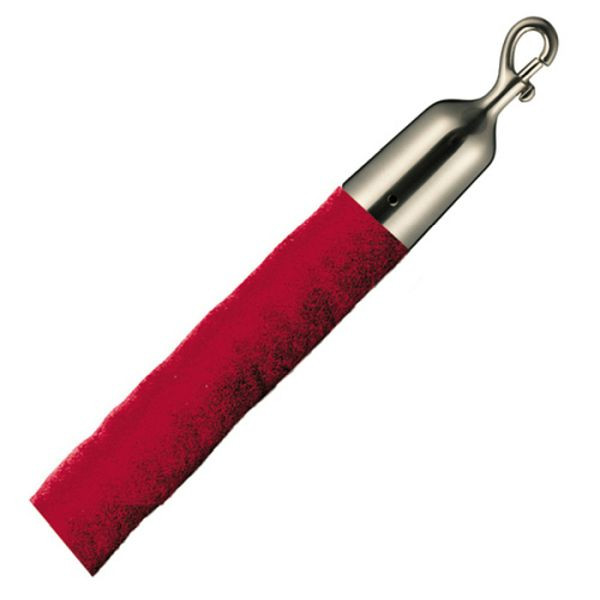 Stein HGS Kordeln aus Samt, Ø38mm, 2 Endstücke, rot, 1m, messing, 11692-10-me