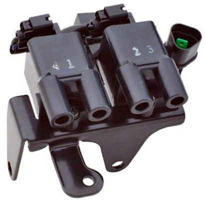 HELLA Zündspule, 12V, 3-polig, Blockzündspule, geschraubt, 5DA 358 000-571