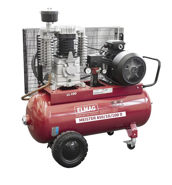 ELMAG Kompressor MEISTER, 850/10/100 D, 10035, 9004853100352