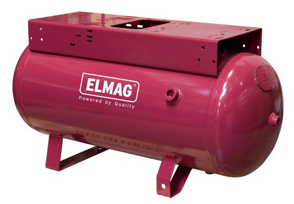 ELMAG Druckluftkessel liegend, 11 bar, EURO L 100 CE (passend für Pumpe B5900 - hat größere Konsole), 10157