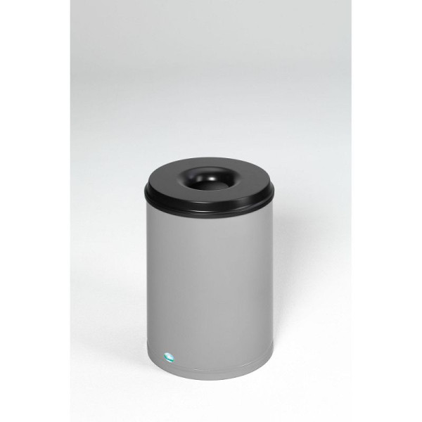 STEIN HGS Papierkorb feuersicher, Lichtgrau (RAL 7035), 50 l, 82080.0025