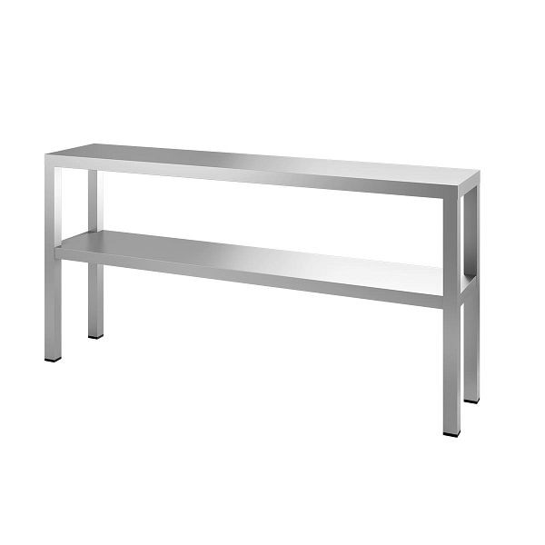 Vaiotec TOPLINE Aufsatzbord 300 / 2 Etagen, 40 mm starke Arbeitsplatte, 120x30x65 cm, 10505