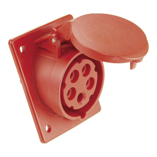 ELSPRO CEE-Einbausteckdose 5 polig/16A/400V/6h/schräg, AD3815S