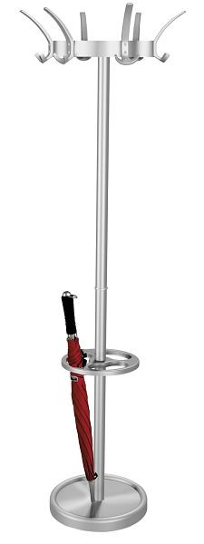 Kerkmann Garderobenständer Public, Ø 500, H 1750 mm, alusilber, 30679614