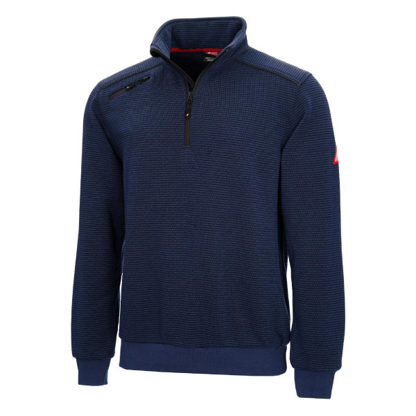 NITRAS MOTION TEX PLUS, Pullover, Größe: XS, Farbe: marineblau, VE: 10 Stück, 7036-XS