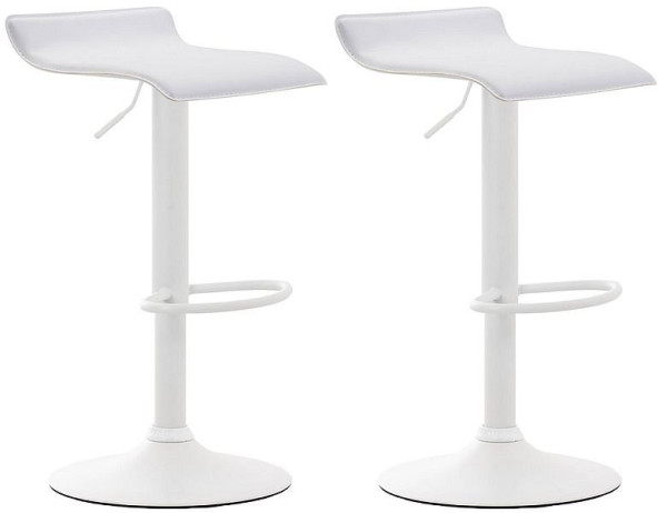 CLP Barhocker Dyn V2 Kunstleder weiß, weiß, VE: 2 Stück, 316107