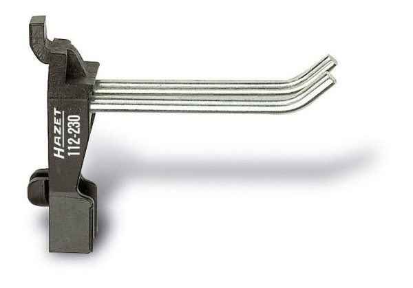 Hazet Werkzeug Halter, Doppel-Haken, 30 mm lang, 112-230