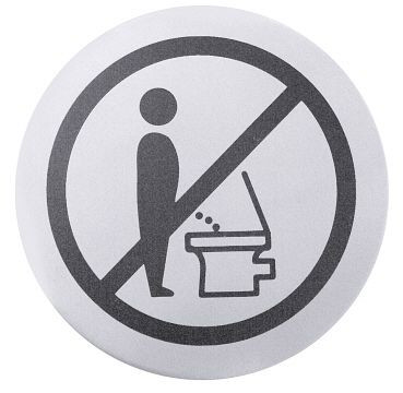 Contacto Toiletten-Türsymbol BITTE SETZEN, 7661/006