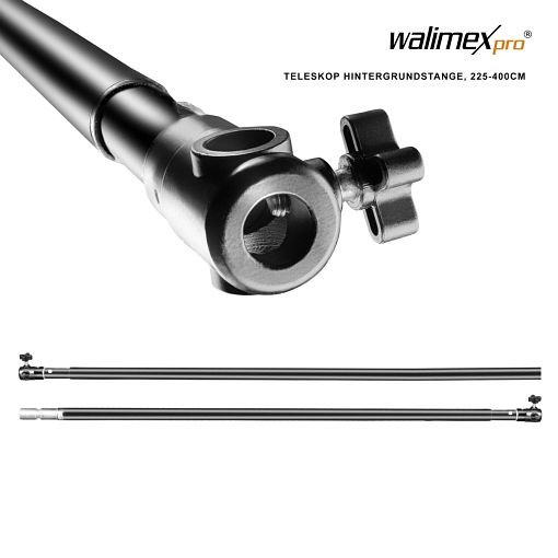 Walimex pro Teleskop Hintergrundstange, 225-400 cm, 16336