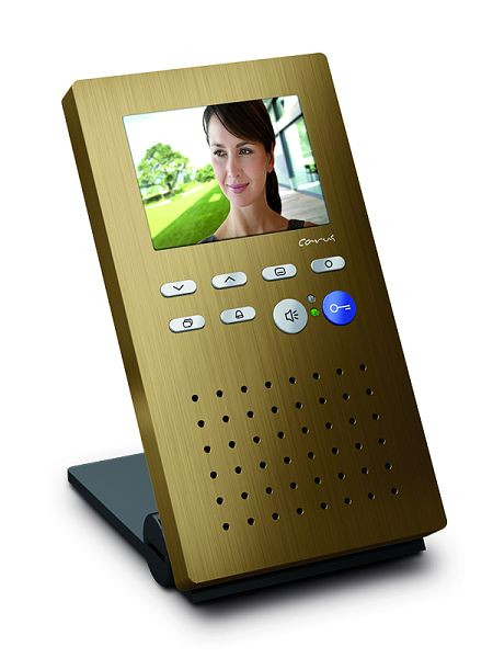 TCS Video Innenstation zum Freisprechen Serie Carus ORIGO, Tischgerät bronze, CAI2010-0151