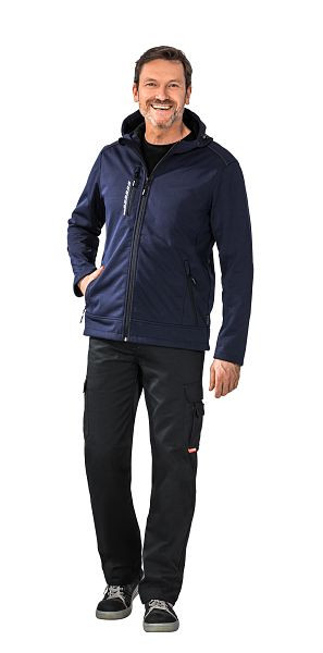 Planam Outdoor Hawk Softshelljacke, marine, Größe S, 3356044
