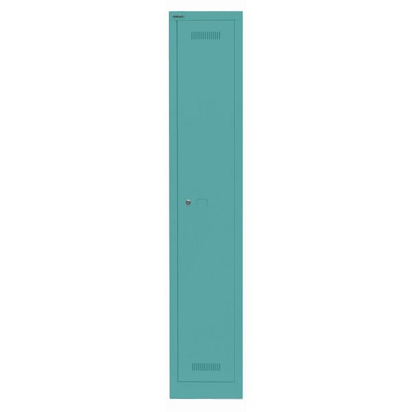 Bisley Garderobenschrank Monobloc™, 1 Abteil, 1 Fach, 659 aquamarin, ML03S1659
