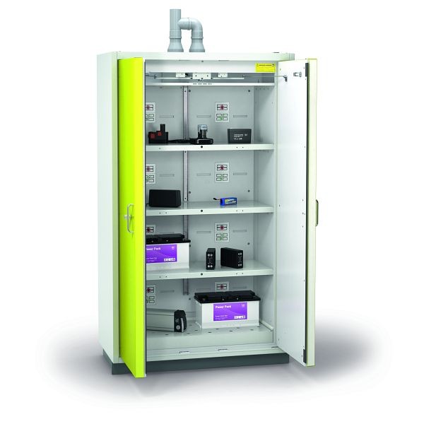 Düperthal Sicherheitsschrank für Lithium-Ion Batterie Lagerung Typ 90 BATTERY standard XL, 1 Seite, 69-201267-030