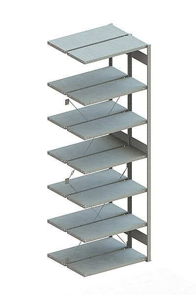 Meta CLIP 100 DAR 3000x1000x400 mm, RAL 7035, Bodenanzahl: 2 x 7, 20070673