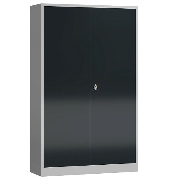 Lüllmann ClassiX Flügeltürenschrank, 1945 x 1200 x 420 mm, lichtgrau/anthrazit, X-530378