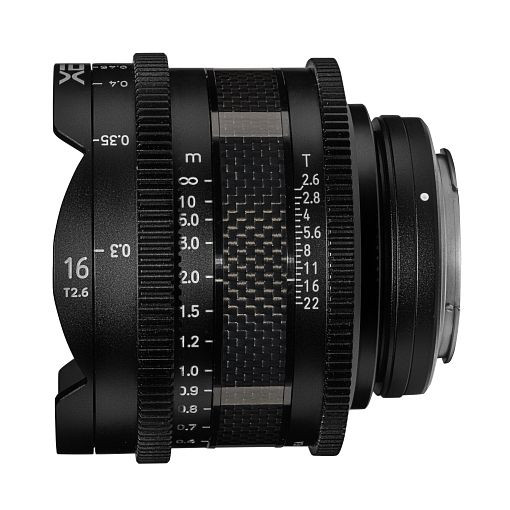 Samyang XEEN CF Cinema Videoobjektiv 16mm T2,6 Canon EF Vollformat, 1022853