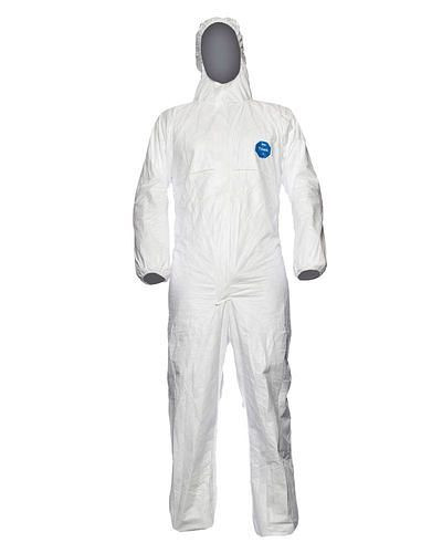 DuPont Chemikalienschutz-Overall Tyvek Classic Xpert, Kategorie III, Typ 5, 6, weiß, Gr. M, 129883