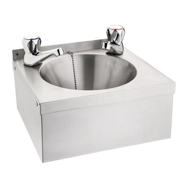 Vogue Handwaschbecken, Modell A, 16,5 x 30,5 x 26,8 cm, Edelstahl, P088