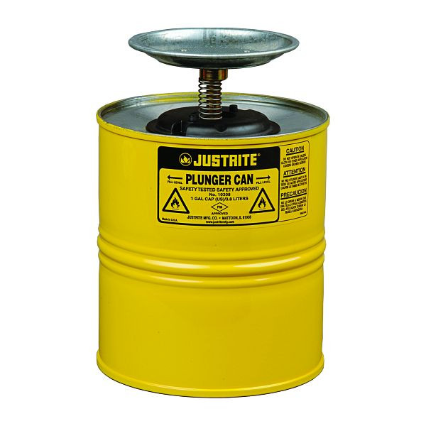 Justrite Sparanfeuchter 1008, 18.5cm x 26.7cm, Gelb, JUT10318YL