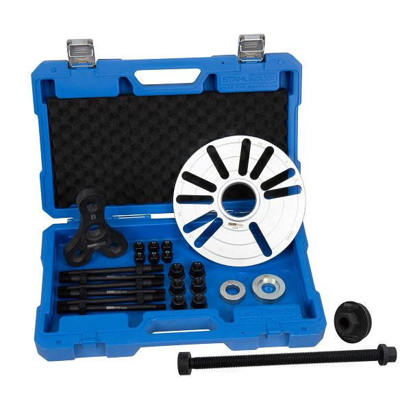 Stahlmaxx Radlager- & Bremsscheiben De-, Montage-Set, für Ford Transit, alle Bauformen, mit Spindelantrieb, XXL-980003