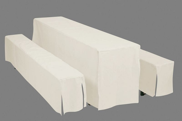 doppler Hussenset für FZ-Garnitur CN Design: 900 natur für Tisch 70 cm, Bänke 220x25,5x42 cm, Tische 220x70x68 cm, 60072H900