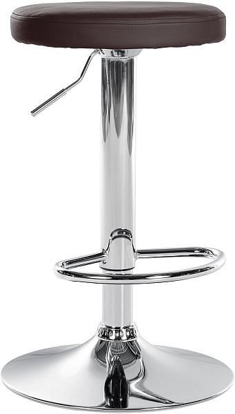 CLP Barhocker Ponte Kunstleder chrom, braun, 322052