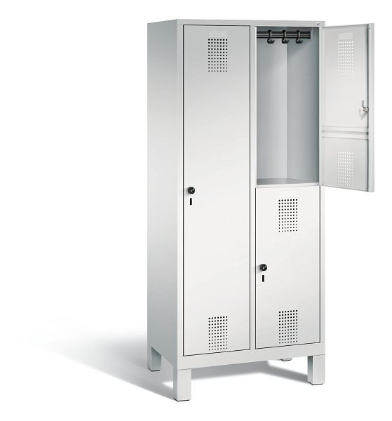 C+P Kombi-Spind Evolo, H1850xB810xT500mm, Farbe: Lichtgrau, 48610-22 S10009