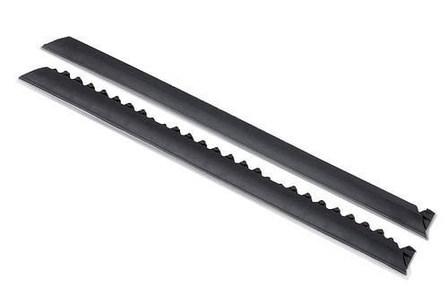 DENIOS Kantenleiste mit Verbindungsnoppen für Anti-Ermüdungsmatte CS 9.9, schwarz, 162187