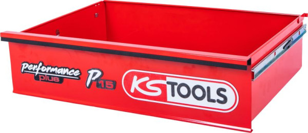 KS Tools Schublade mit Logo und Kugelführung zu Werkstattwagen P15, 568x398x154 mm, 873.1008-R002P