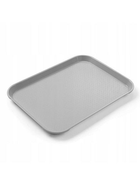 Hendi Serviertablett, LxBxH: 265x345x20 mm, Hellgrau, Fast Food Tablett, 878705