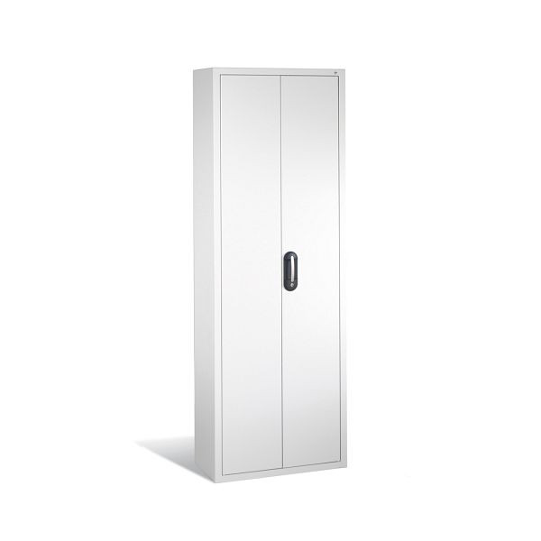 C+P Magazinschrank Serie 13, H1980xB700xT300mm, Farbe: Lichtgrau, Muldengriff, 133113-20 S10144