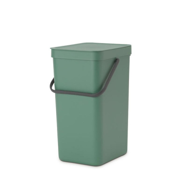STEIN HGS Abfallsammler Sort & Go, tannengrün, Gesamthöhe 401 mm, 16 Liter, 83478.0014