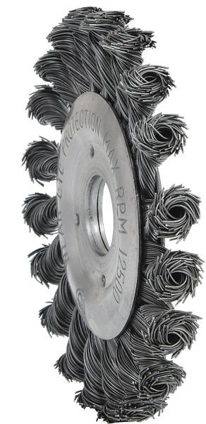 KS Tools Stahldrahtrundbürste 0,5mm, Durchmesser 115mm, 340.0042