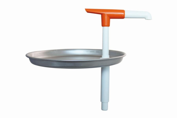 Schneider Deckel inklusive Pumpe weiß/orange, für 10/12 kg Eimer 280 mm, 154702