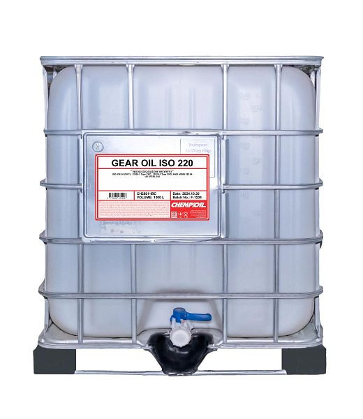 CHEMPIOIL Reduktionsgetriebeöl 2801 Gear Oil ISO 220, VE: 208 l, CH2801-IBC