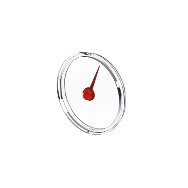 Wika Sichtscheibe Kunststoff, MZ rot, verstellbar von außen, für NG 80, 117135