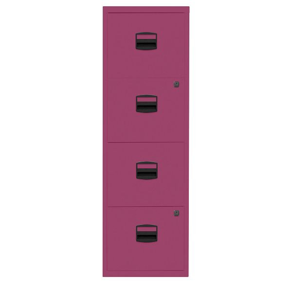 Bisley Home Hängeregistraturschrank PFA, 4 HR-Schubladen, 621 beere, PFA4F621